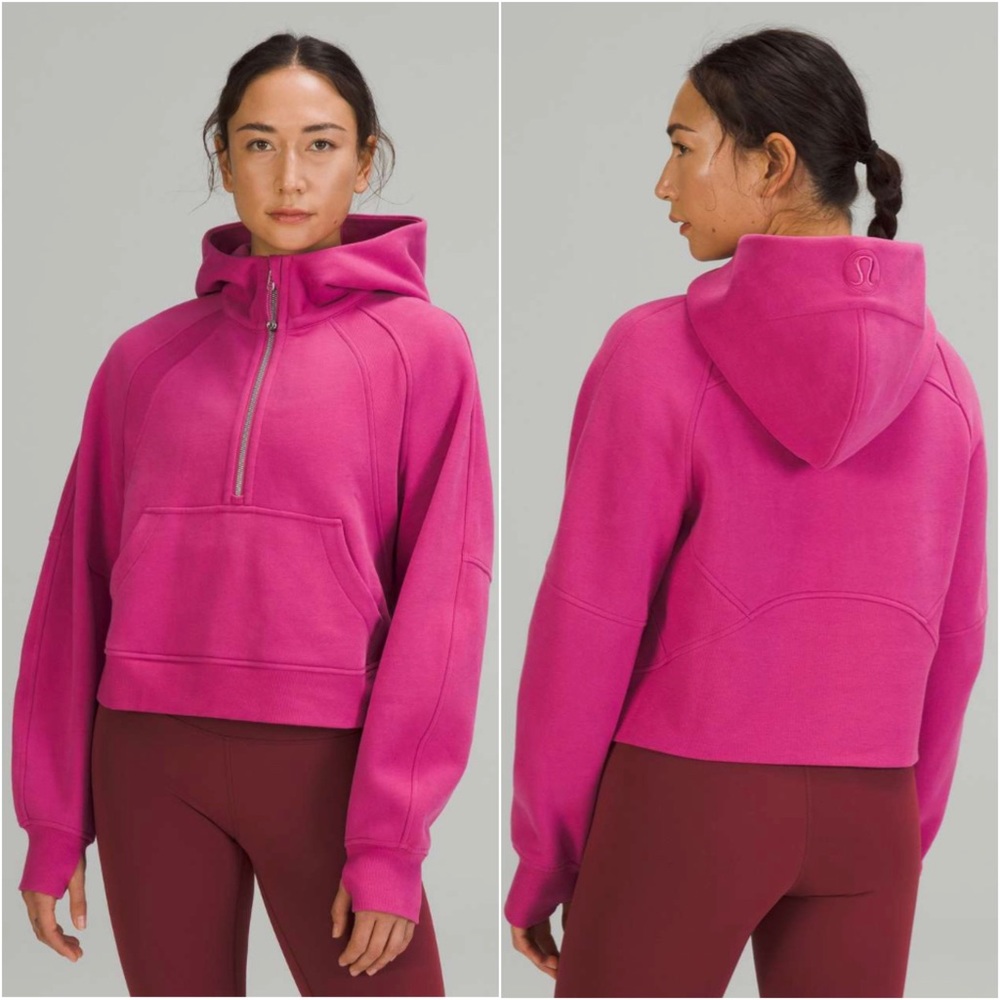 Lululemon Scuba Oversized OS 1/2 Half Zip Hoodie